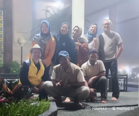 Seven People Practicing Kungfu in a Serene Garden Setting – AI Generated Video | Hailuo AI