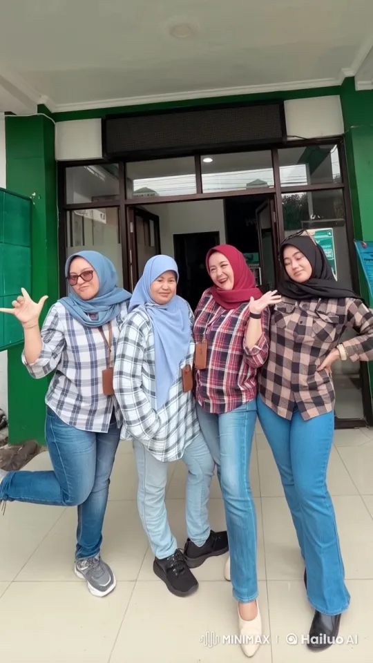Title: "Hijab-Wearing Women Perform Kungfu in Live2D Animation" – AI Generated Video | Hailuo AI