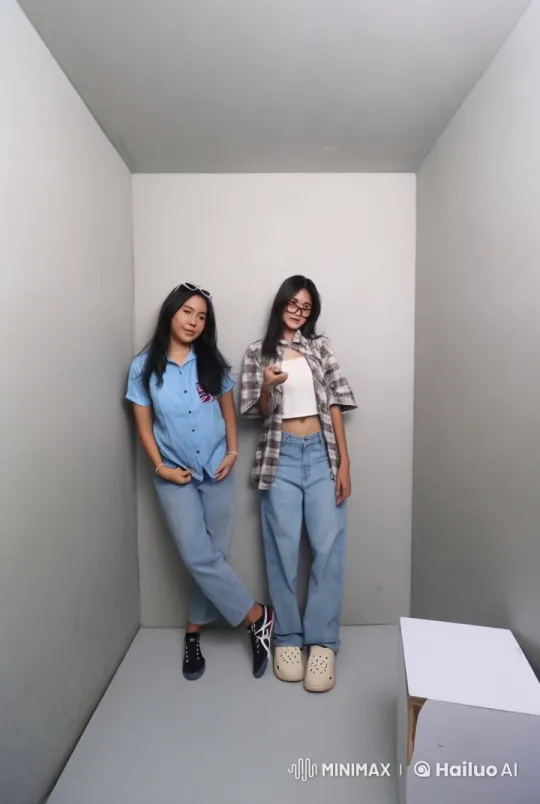 Synchronized Kung Fu Performance in Minimalistic Setting – AI Generated Video | Hailuo AI