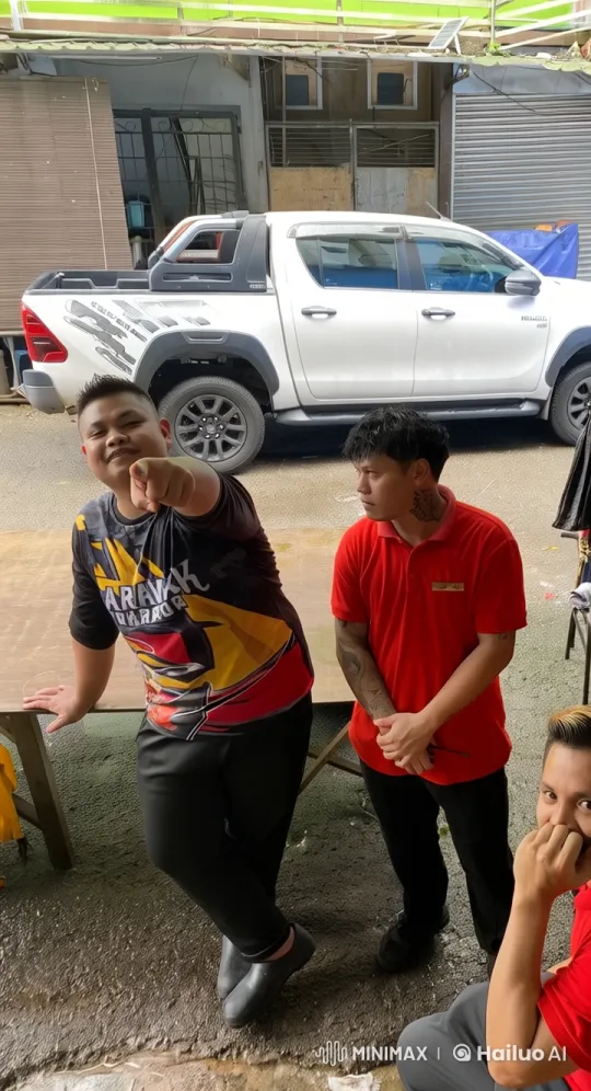 Three Men Display Kungfu Skills in Street Scene – AI Generated Video | Hailuo AI