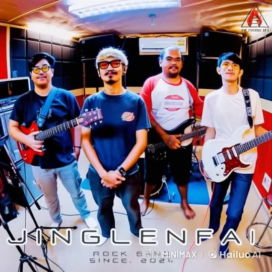 Jinglenfai's Martial Arts Rock Band Performance in Live2D – AI Generated Video | Hailuo AI