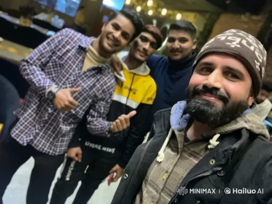 Cozy Winter Hangout with Dynamic Group Activities – AI Generated Video | Hailuo AI