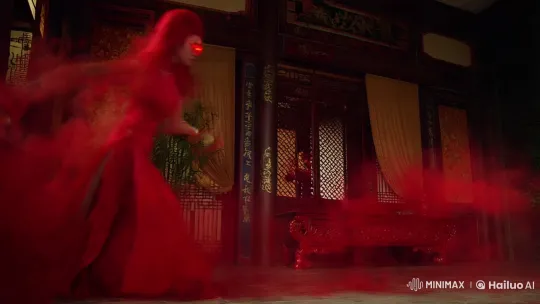Chinese Room: Supernatural Transformation of a Woman – AI Generated Video | Hailuo AI