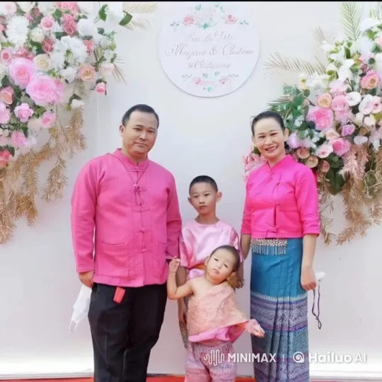 Family Demonstrates Martial Arts in Florally Decorated Video – AI Generated Video | Hailuo AI