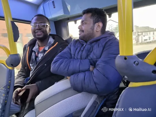 Intense Kung Fu Fight on a City Bus – AI Generated Video | Hailuo AI