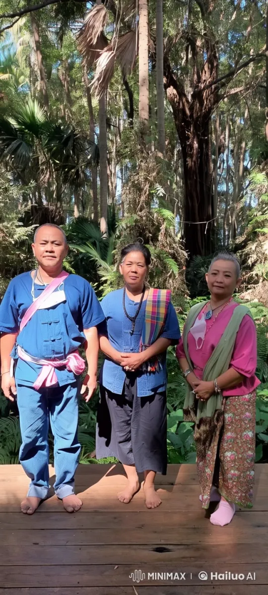Traditional Attire Fighters Showcase Martial Arts in Forest – AI Generated Video | Hailuo AI