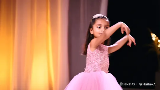 Graceful Dance Performance Captured in Fluid Cinematography – AI Generated Video | Hailuo AI