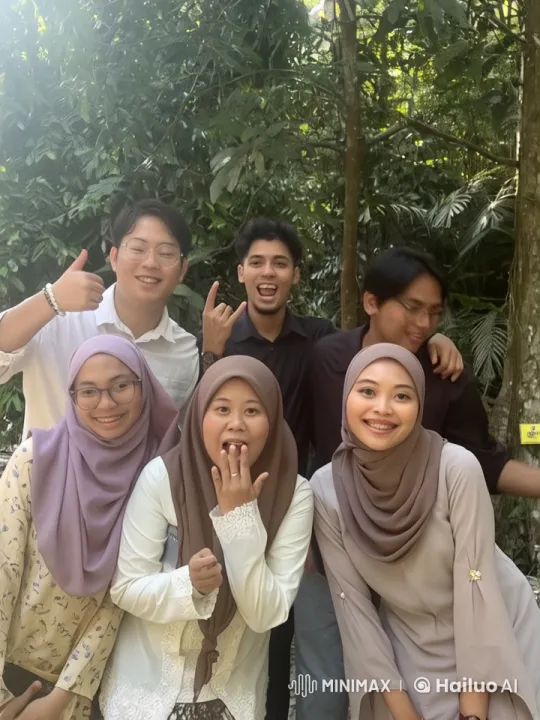 Friends Display Martial Arts Skills in Lush Forest Setting – AI Generated Video | Hailuo AI