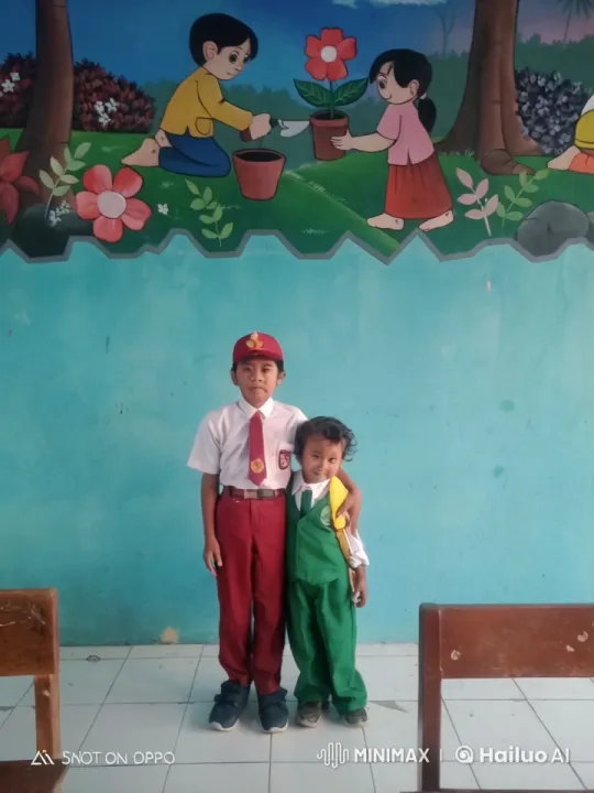 Children's Playful Kung Fu Sparring Against Mural – AI Generated Video | Hailuo AI