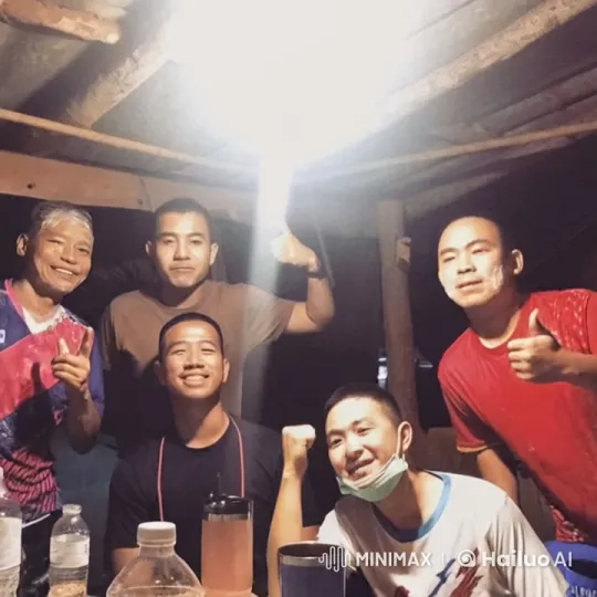 Friends Showcase Kung Fu Skills in Energetic Demonstration – AI Generated Video | Hailuo AI