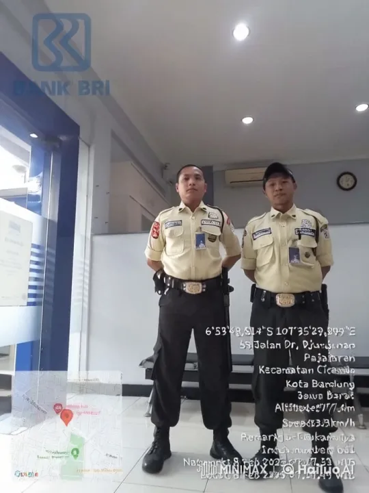 Security Guards Demonstrate Kungfu and Karate at BRI Bank – AI Generated Video | Hailuo AI
