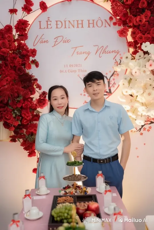 Engagement Party Martial Arts Performance in Live2D – AI Generated Video | Hailuo AI