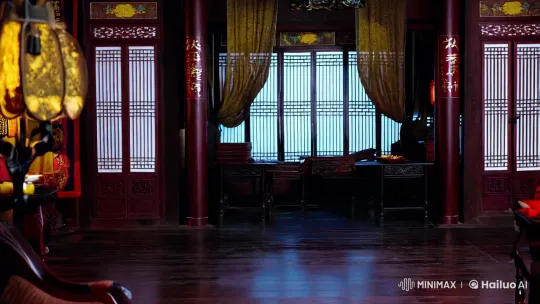 Traditional Chinese Room: Possessed Woman Transforms into a Demon – AI Generated Video | Hailuo AI