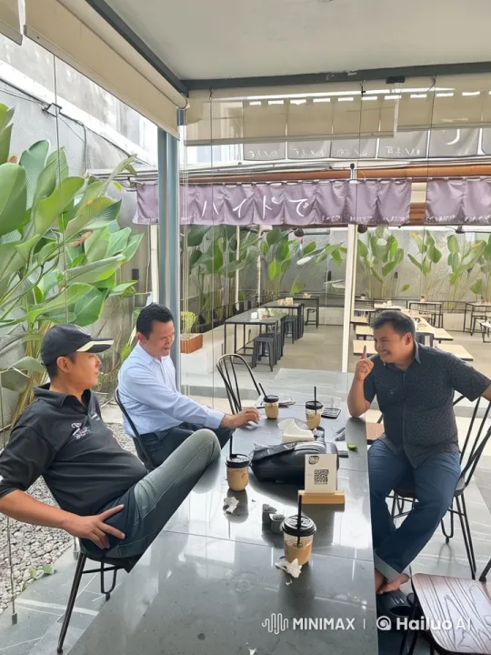 Outdoor Café Kung Fu Showdown in Live2D Animation – AI Generated Video | Hailuo AI