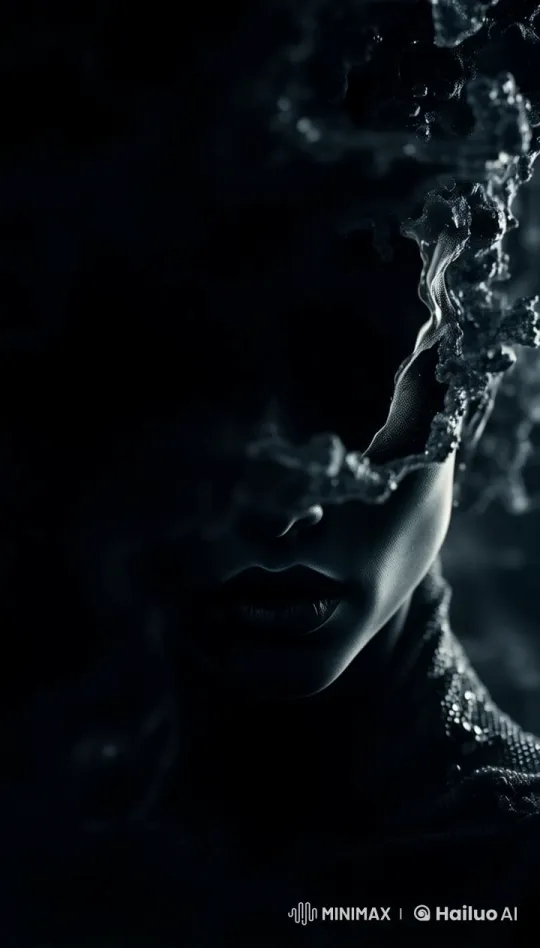 Mesmerizing Slow-Motion Dark Matter in Live2D 4K – AI Generated Video | Hailuo AI