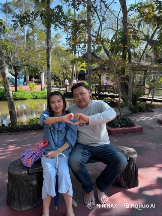 Love and Connection by a Tranquil Pond – AI Generated Video | Hailuo AI