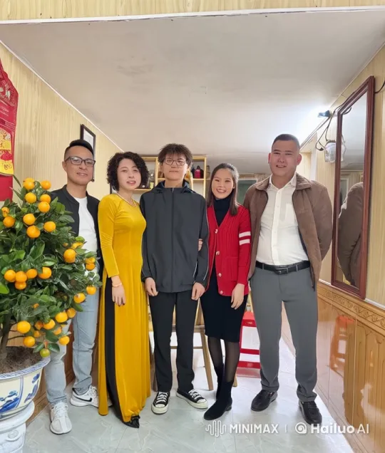 Family Celebrates Lunar New Year with Kung Fu Performance – AI Generated Video | Hailuo AI