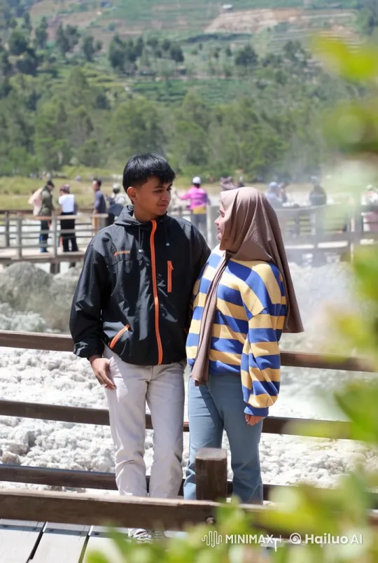 Young Couple Performs Kungfu in Scenic Live2D Animation – AI Generated Video | Hailuo AI
