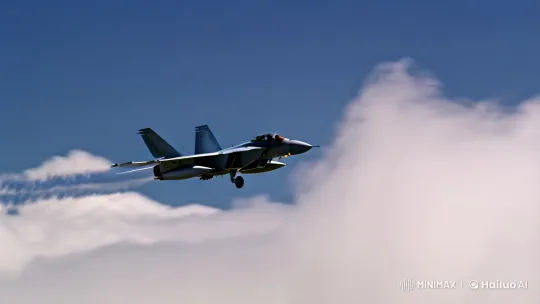 Aerial Combat: F-16 Missile Salvo with Dynamic Camera Work – AI Generated Video | Hailuo AI