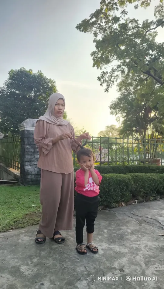 Mother and Child Practicing Wing Chun Kung Fu – AI Generated Video | Hailuo AI