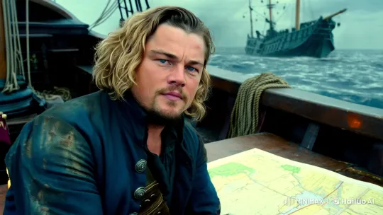 High Aesthetic Pirate Drama on a Stormy Ship – AI Generated Video | Hailuo AI