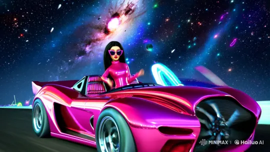 Cosmic Vixen: A High-Speed, Futuristic Fashion Adventure – AI Generated Video | Hailuo AI