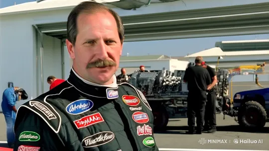Race Car Driver Prepares for Intense Race – AI Generated Video | Hailuo AI
