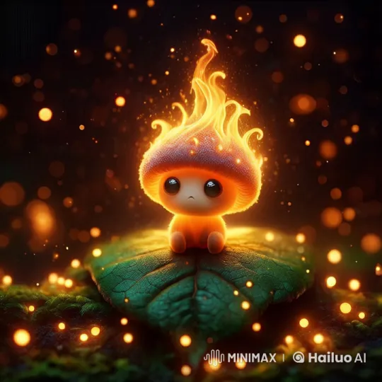 Mystical Creature in Enchanted Forest with Glowing Orbs – AI Generated Video | Hailuo AI