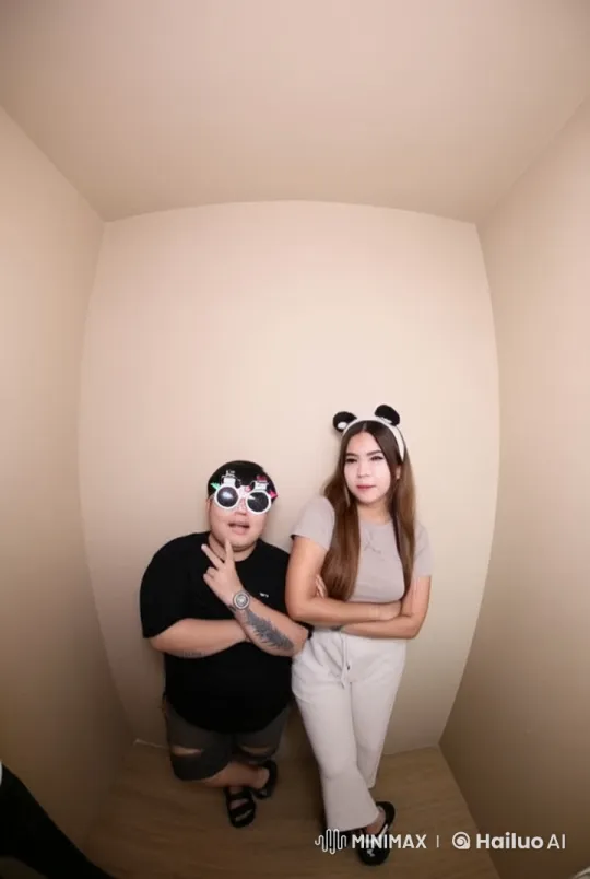 Live2D Animated Kung Fu Performance by Two Individuals – AI Generated Video | Hailuo AI