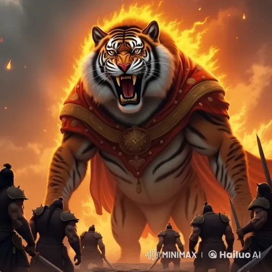 Tiger Ruler: Dominating Planet in Dramatic Live2D Animation – AI Generated Video | Hailuo AI