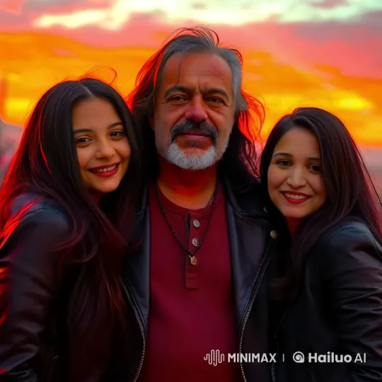 Friends Enjoy Serene Sunset in Warm Companionship – AI Generated Video | Hailuo AI