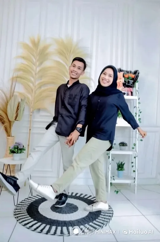 Couple Practicing Kungfu in Cozy Living Room – AI Generated Video | Hailuo AI