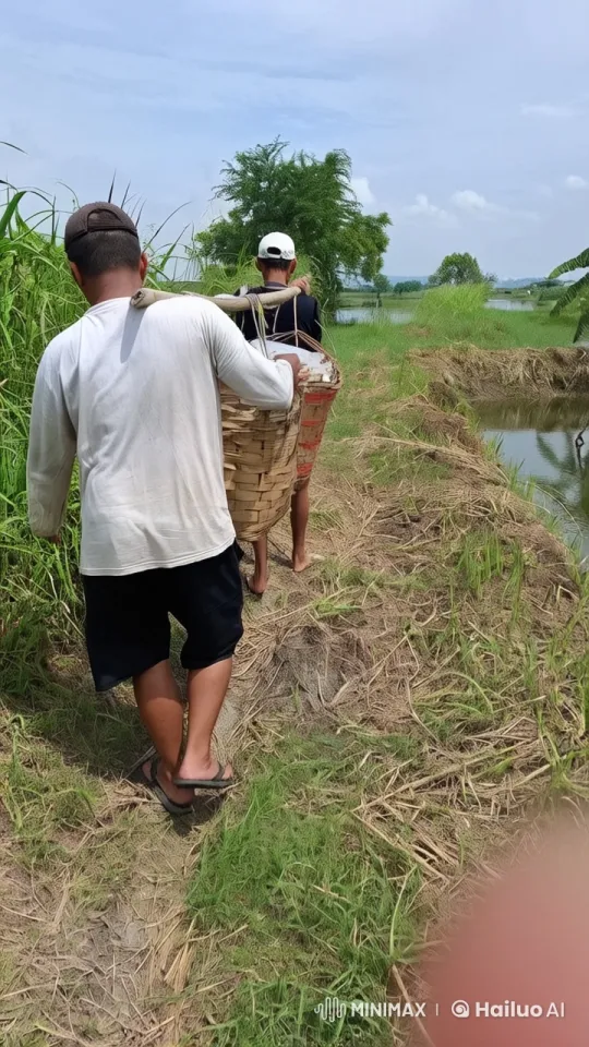 Rural Walk to Dramatic Combat with Fire Skills – AI Generated Video | Hailuo AI