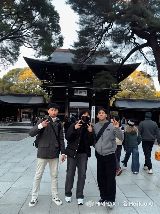 Friends' Live2D Kung-Fu Fight in Front of Temple Gate – AI Generated Video | Hailuo AI
