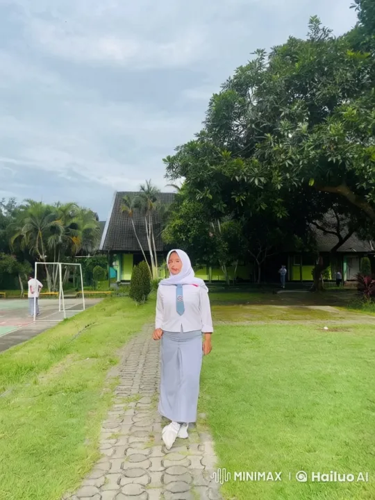 Girl Practices Kung Fu in Schoolyard Setting – AI Generated Video | Hailuo AI