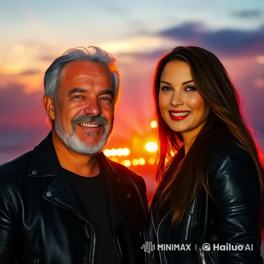 Romantic Sunset Kiss Captured in Stunning Hues – AI Generated Video | Hailuo AI
