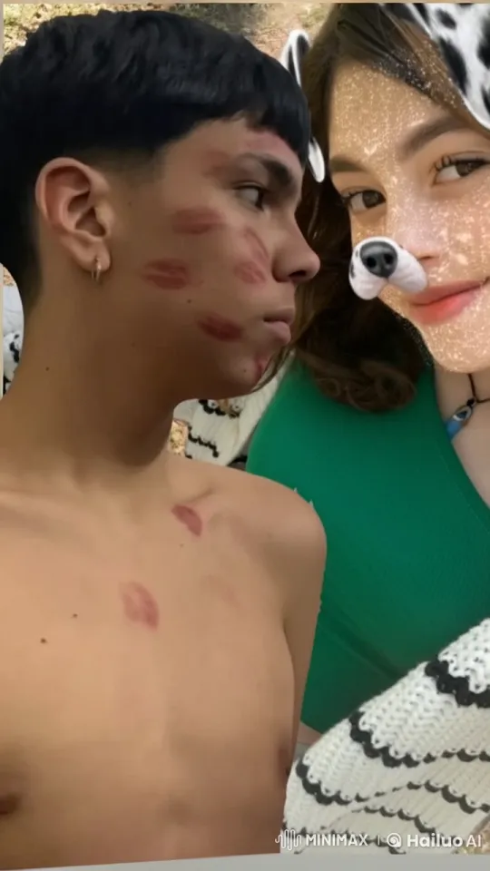 Affectionate Kiss in Serene Outdoor Setting – AI Generated Video | Hailuo AI