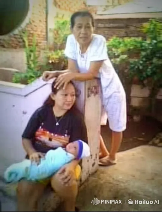 Woman Cuddles and Kisses Newborn in Peaceful Garden – AI Generated Video | Hailuo AI