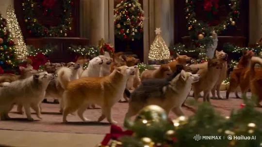 Animals Sing Christmas Carols in Elegant Holiday Setting – AI Generated Video | Hailuo AI