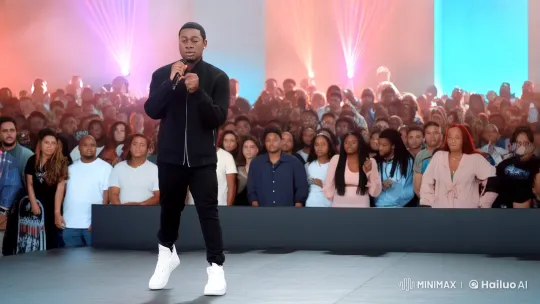 Confident Young Rapper Delivers Powerful Performance – AI Generated Video | Hailuo AI
