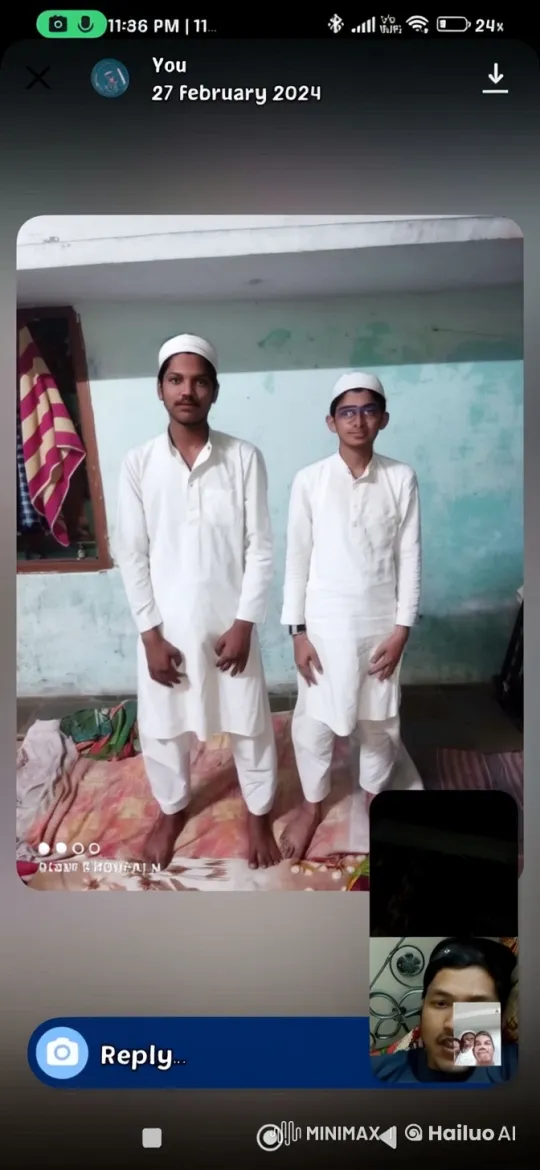 Traditional Attire Affection in Static Room Setting – AI Generated Video | Hailuo AI