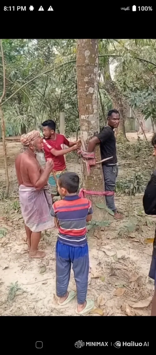 Four Men Display Martial Arts Skills in Forest – AI Generated Video | Hailuo AI