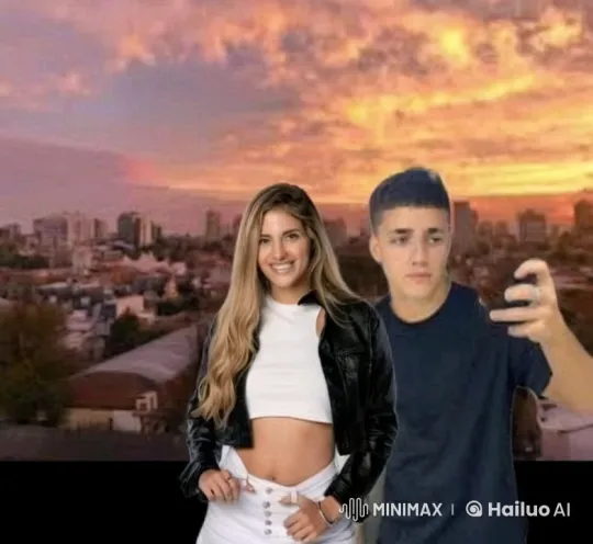 Romantic Sunset Moment Between Young Couple – AI Generated Video | Hailuo AI