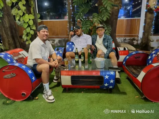 Patriotic-Themed Friendship Fight in Lush Outdoor Setting – AI Generated Video | Hailuo AI