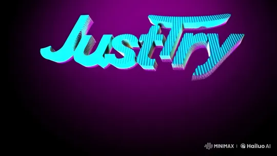 Mesmerizing 'JustTry' Meltdown in Purple Haze – AI Generated Video | Hailuo AI