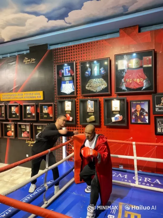 Boxing Museum Exhibit: Legendary Fighters and Dynamic Preparation – AI Generated Video | Hailuo AI
