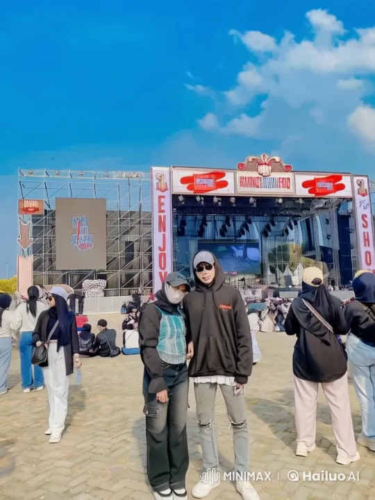 Live2D Animated Kung Fu Performance at Music Festival – AI Generated Video | Hailuo AI