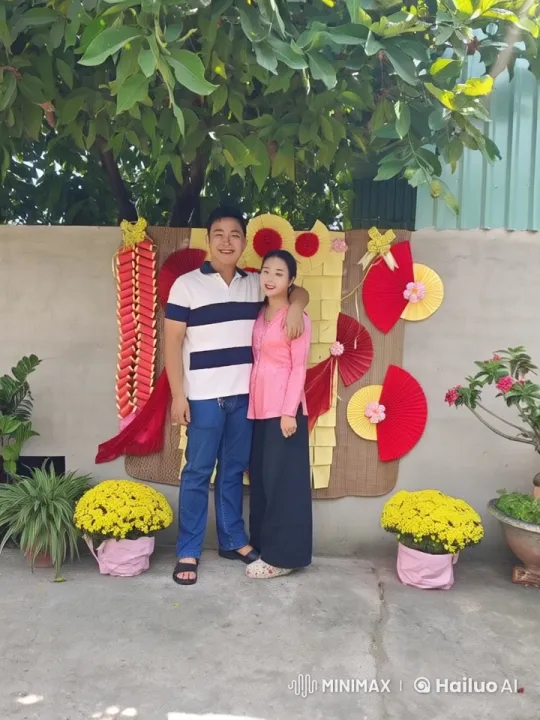 Couple's Playful Kungfu in a Serene Garden Setting – AI Generated Video | Hailuo AI