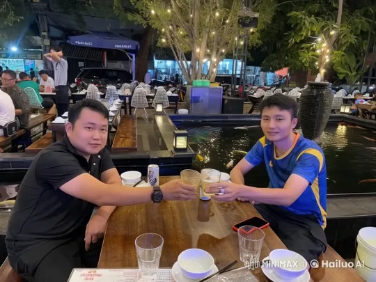 Outdoor Restaurant: Evening Martial Arts Display – AI Generated Video | Hailuo AI