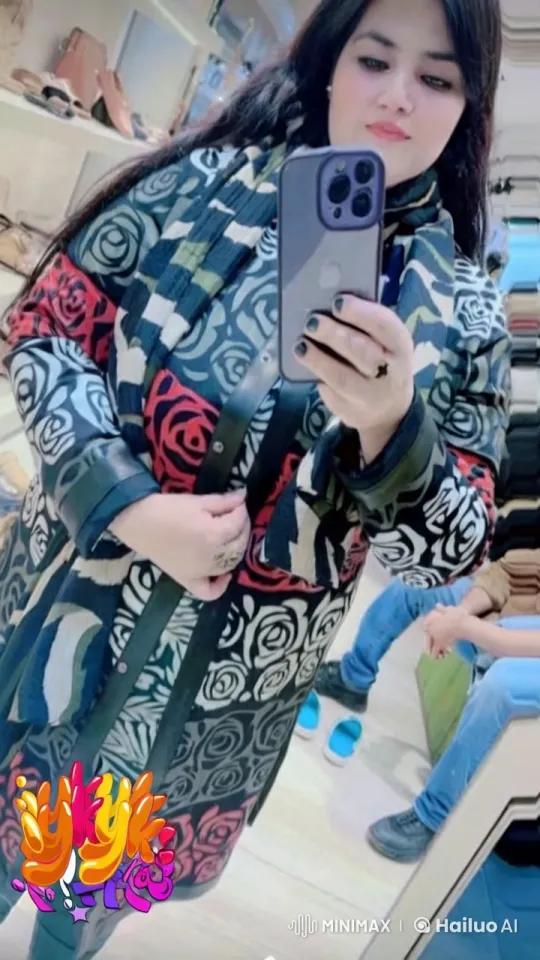 Woman Captures Selfie and Combines Hair in Peaceful Setting – AI Generated Video | Hailuo AI
